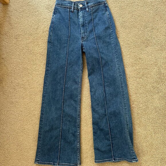 3x1 NYC Wide Leg Stretch Jeans Women's Size 24 - Picture 1 of 16